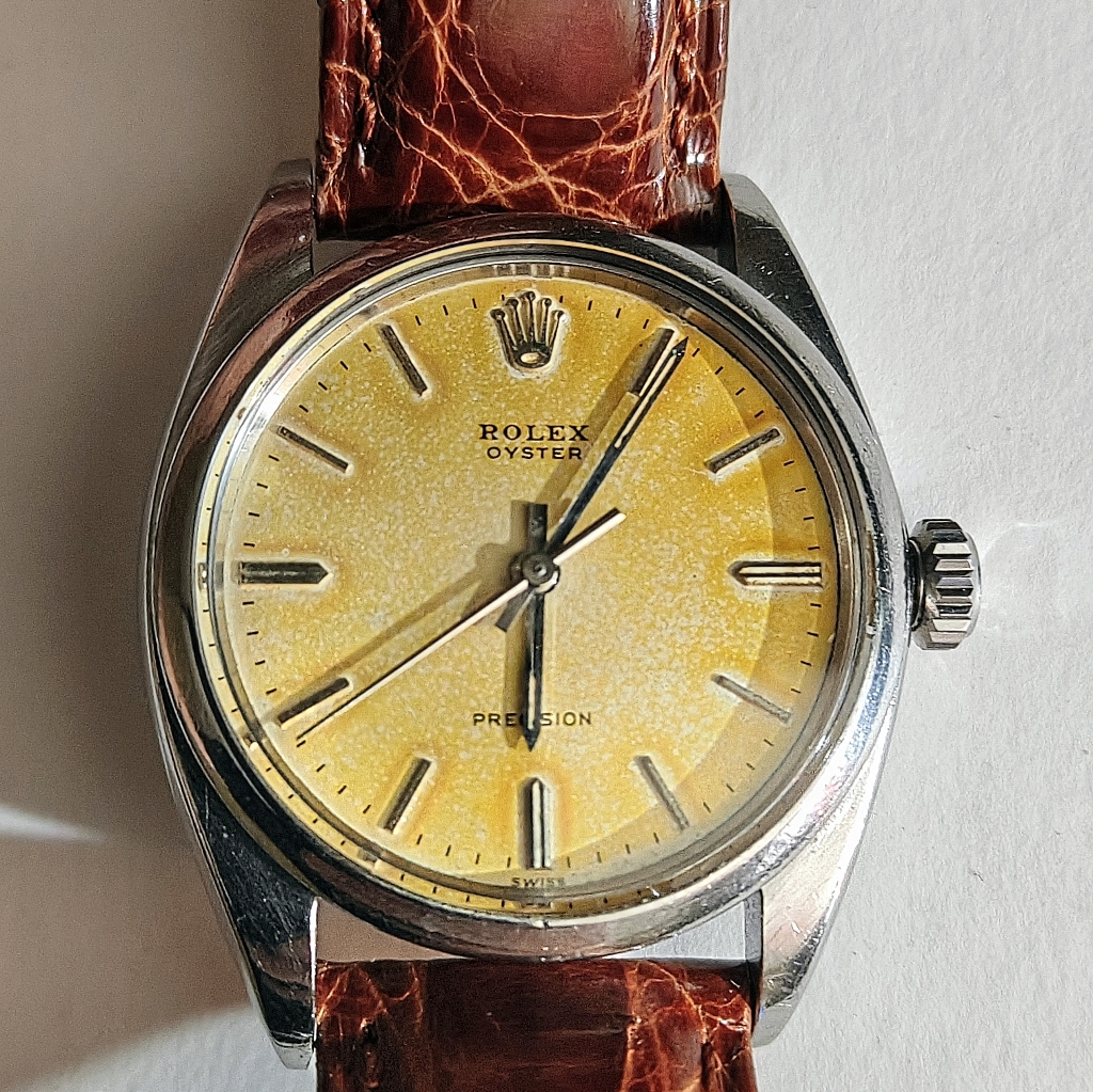 1960 Vintage Rolex Oyster Precision Ref 6426 With Tropical Dial